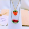 Watermelon Slice Necklace - 3