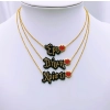 Name with Hearts Necklace - 3