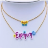 Name with an Eye Necklace - 9