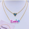 Name with an Eye Necklace - 11