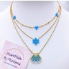 Three Tiny Hearts Necklace - 6