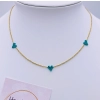 Three Tiny Hearts Necklace - 5