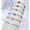 Three Tiny Hearts Bracelet - 4