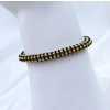 Gold&Black Bangle Bracelet - 2