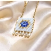 Sea Glass Eye Necklace - 5