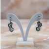 Λαμπάδα Musical Notes Earrings - 4