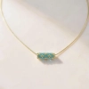 Silk Satin Barrel Necklace - 4