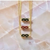 Geometric Barel Necklace - 2