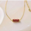 Geometric Barel Necklace - 5