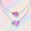 Monogram with Butterfly Necklace