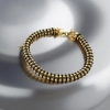 Gold&Black Bangle Bracelet