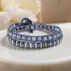 Gunmetal Glow Wrap Bracelet - 1