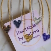 Metallic Heart Necklace