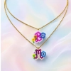 Monogram with Eye Necklace