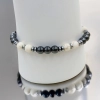 Hematite & Hawlite Bracelet - 2