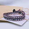 Purple Glow Wrap Bracelet