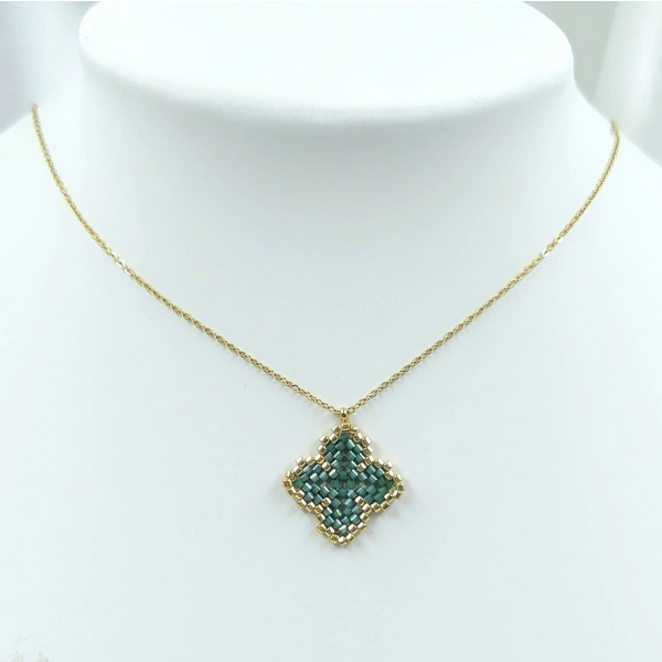 Flower Cross Necklace