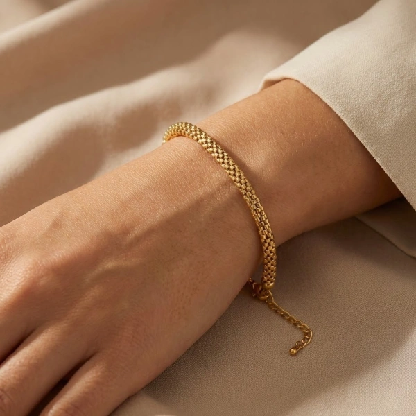 Gold Bangle Bracelet
