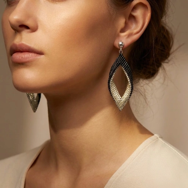 Lux Leaf Earrings