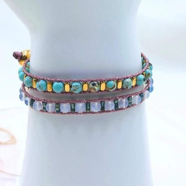 Aegean Breeze Wrap Bracelet