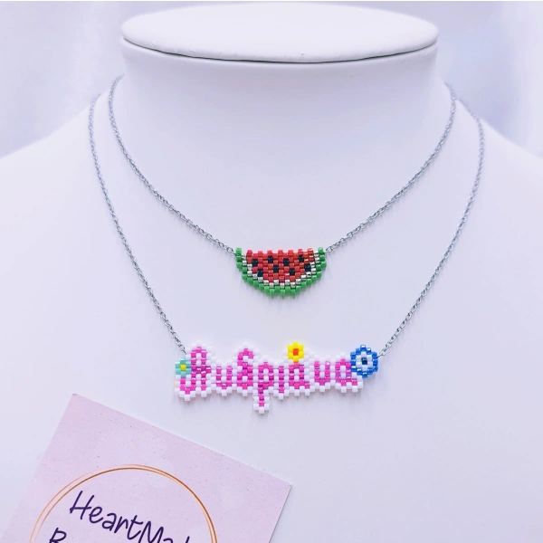 Watermelon Slice Necklace