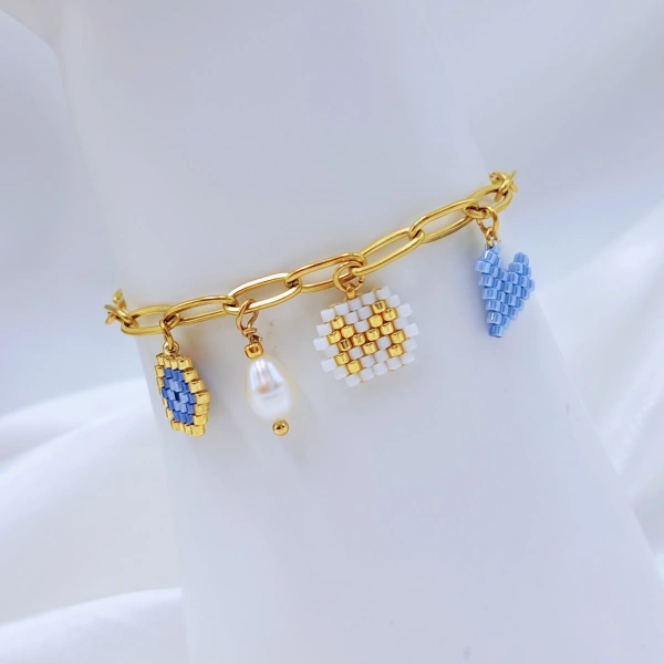 Heart Letter Bracelet