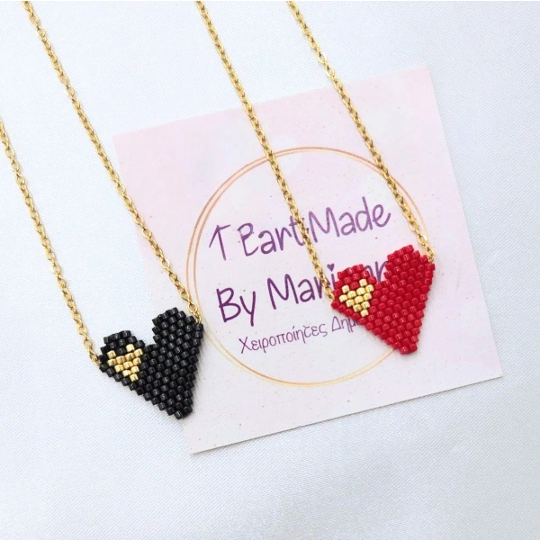 Beading Heart Necklace