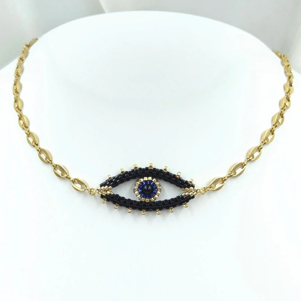 Angels Eye Gold Necklace