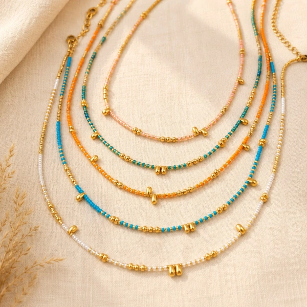 Solara Beaded Necklace