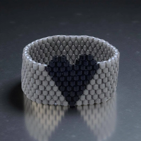 Moody Heart Ring