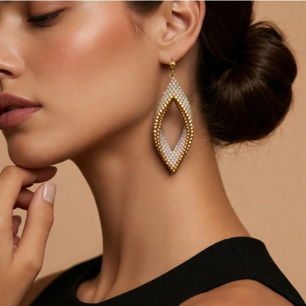 Lux Leaf Earrings