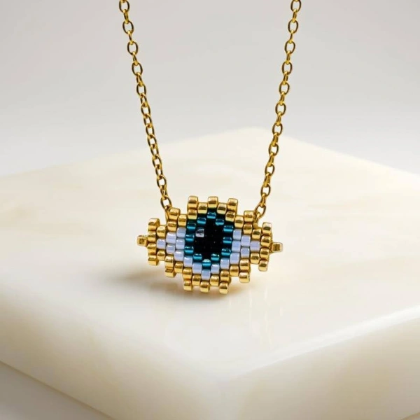 Eye Lashes Necklace
