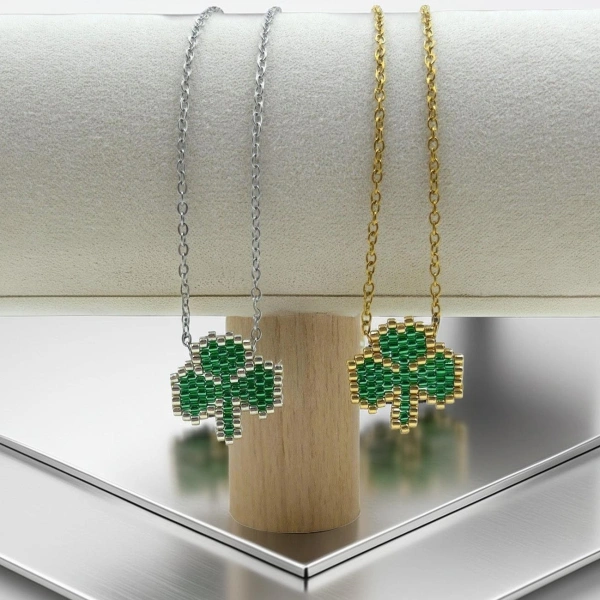 Green Clover Necklace