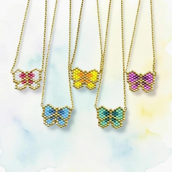 Spring Butterfly Necklace