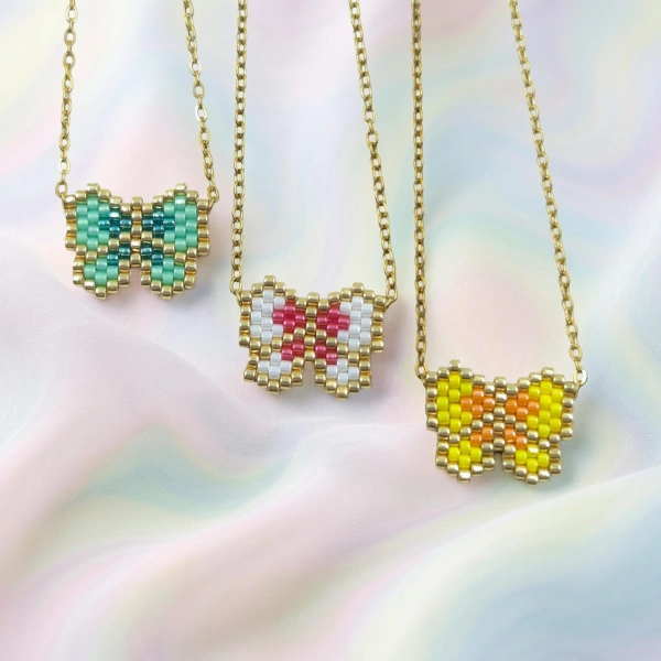 Spring Butterfly Necklace