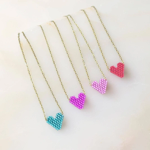 Lollipop Heart Necklace