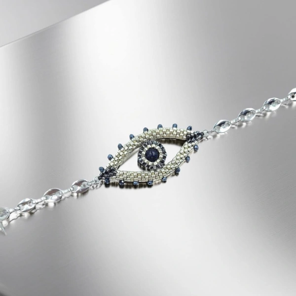 Angels Eye Silver Bracelet