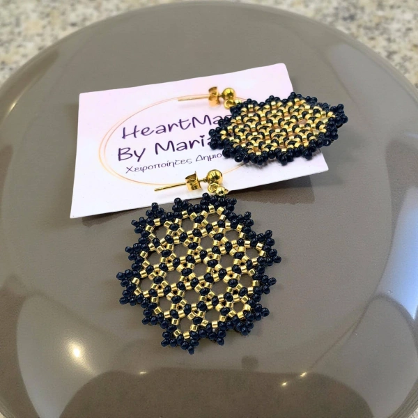 Honeycomb Hexagonal Earrings