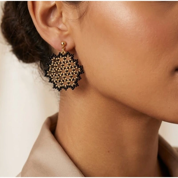 Honeycomb Hexagonal Earrings